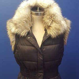 Faux Fur Quilted Jacket